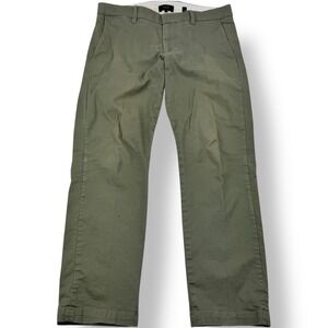 Vince Green Griffith Slim Fit Flat Front Chino‎ Pants Cotton Spandex Men's 33x29